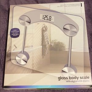 Glass Body Scale with Digital LCD Display